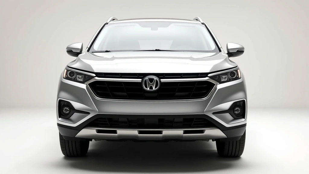 Modern compact crossover SUV in silver metallic paint, front three-quarter view, professional studio lighting, clean minimalist background, professional automotive photography, sharp focus on vehicle details