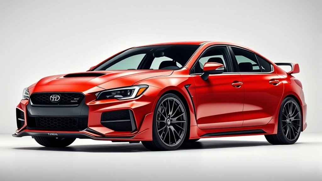 High-performance sport sedan aggressive stance turbocharged engine detail sporty wheels premium interior leather seats dashboard technology