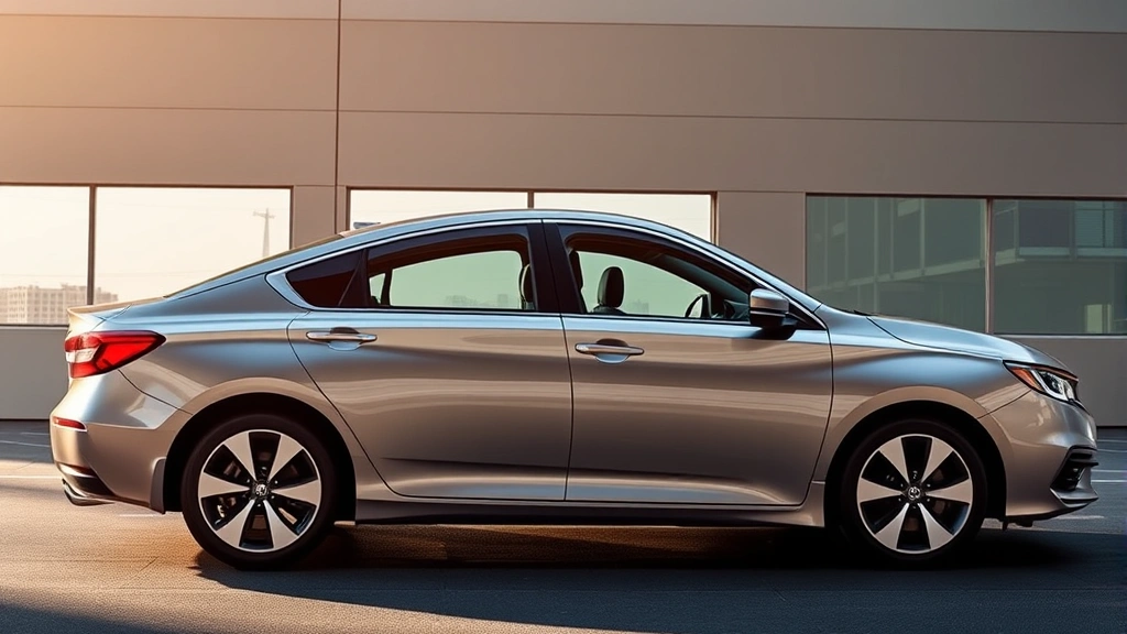 Honda Accord midsize sedan profile shot showing refined proportions comfortable seating interior visible through windows